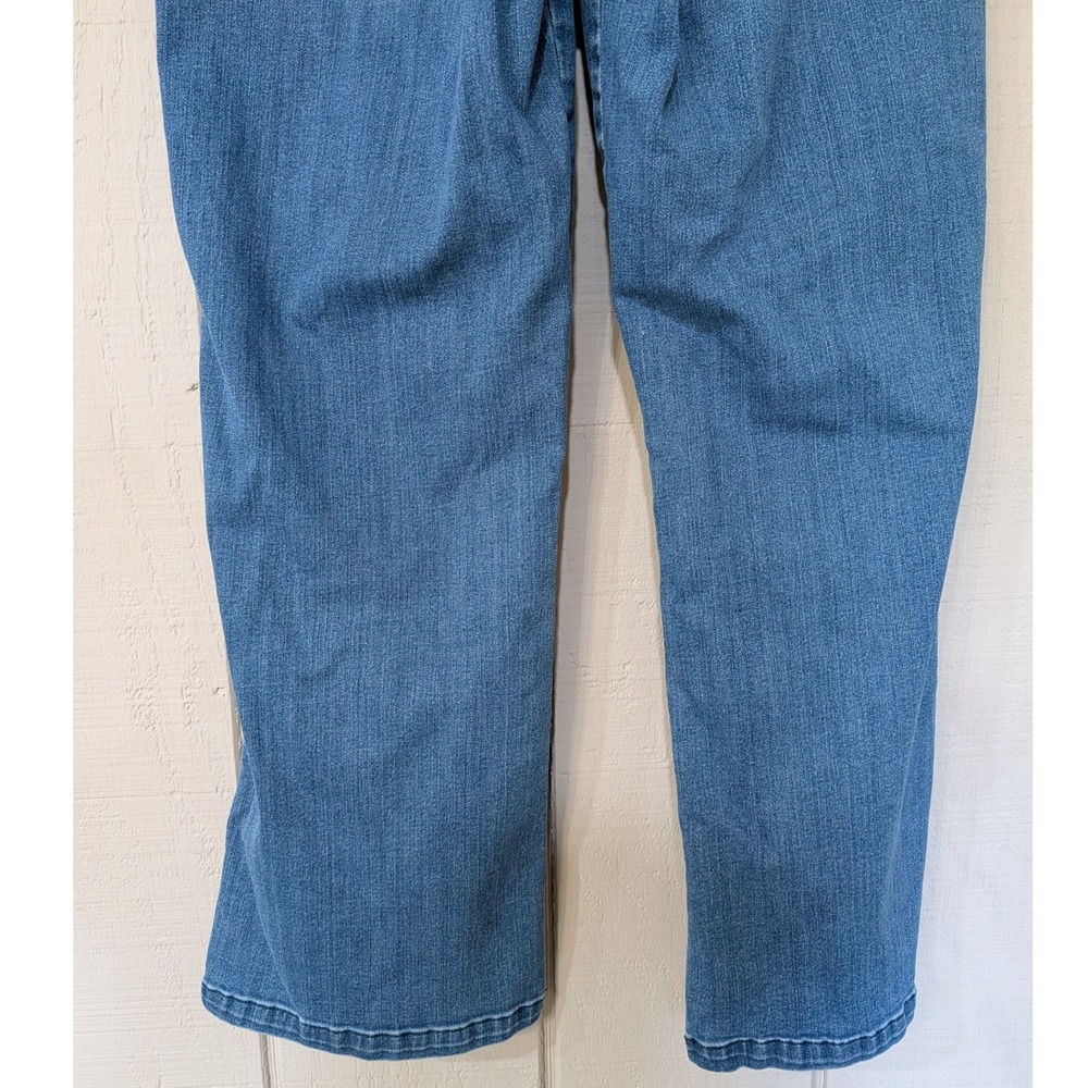 Spanx Denim Cropped Kick Flare Jeans Vintage Wash 1X Tall 20541T - Picture 5 of 12
